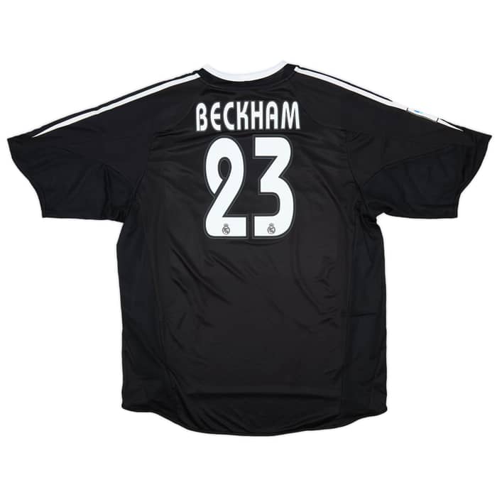 2004-05 Real Madrid Away Shirt Beckham #23 (XL)