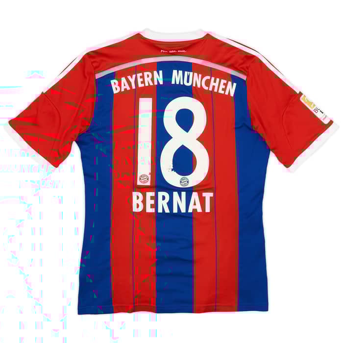 2014-15 Bayern Munich Home Shirt Bernat #18 - 6/10 - (M)