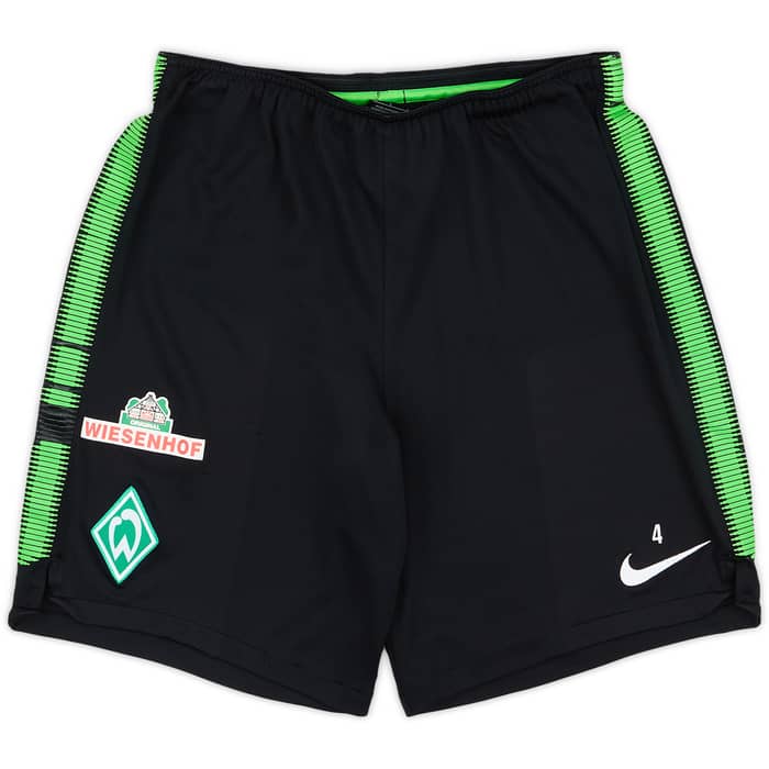 2017-18 Werder Bremen Player Issue Training Shorts # - 5/10