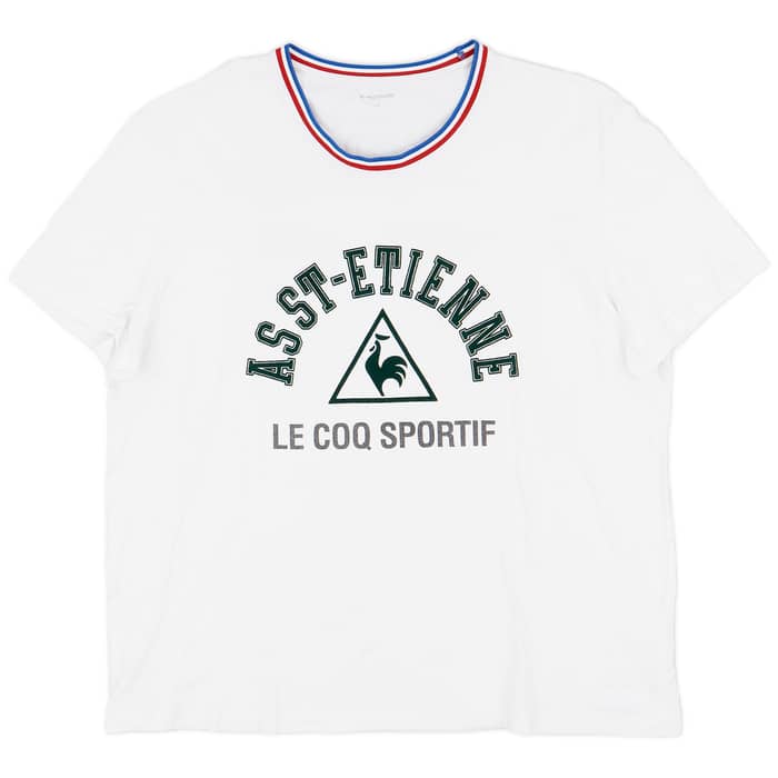 2010s Saint Etienne Le Coq Sportif Cotton Tee Georges #76 - 7/10 - (XXL)