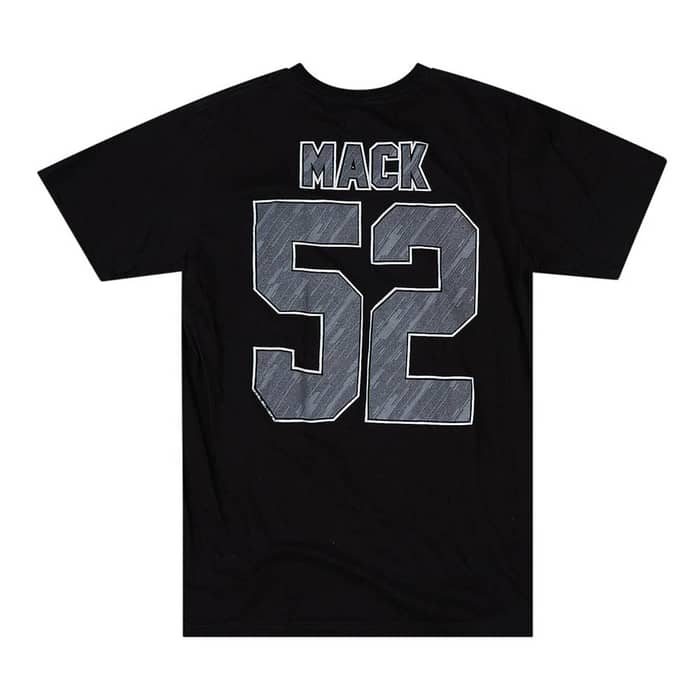 2016 Oakland Raiders Mack Majestic Tee M