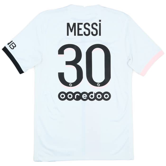 2021-22 Paris Saint-Germain Away Shirt Messi #30 - 7/10 - (S)
