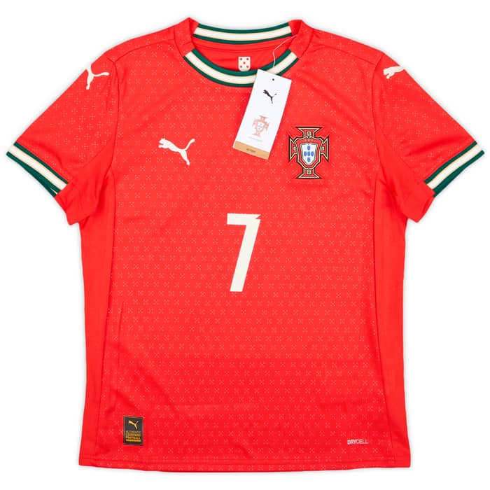 2025-26 Portugal Home Shirt Ronaldo #7 (KIDS)