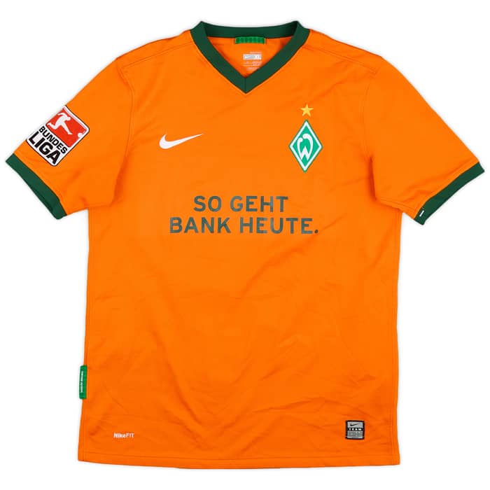 2009-10 Werder Bremen Third Shirt Marin #10 - 6/10 - (XL.Boys)