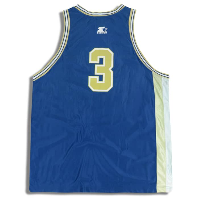 1987-90 Georgia Tech Yellow Jackets Scott #3 Starter Jersey (Away) XL
