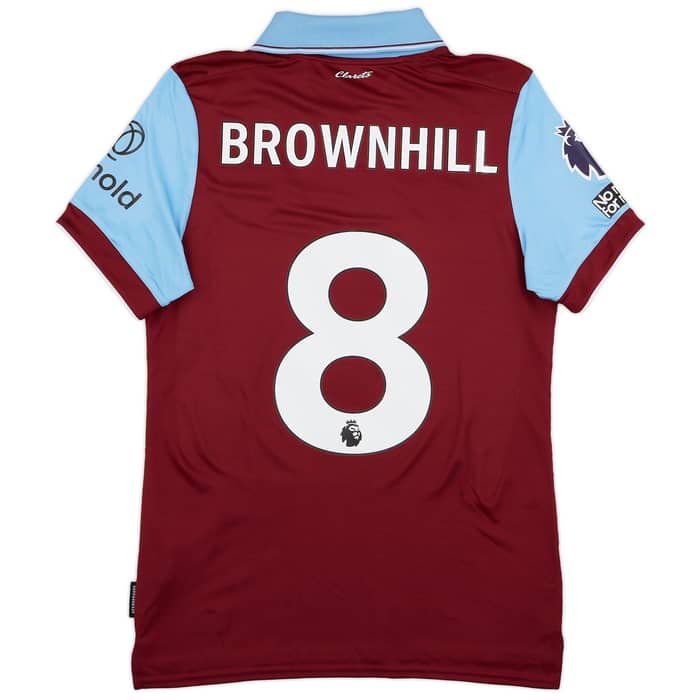 2023-24 Burnley Match Issue Home Shirt Brownhill #8