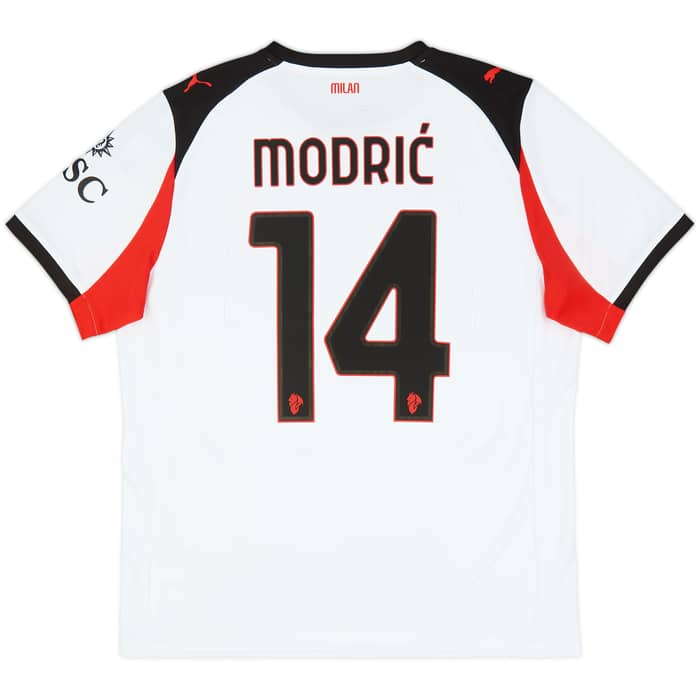 2025-26 AC Milan Away Shirt Modric #14