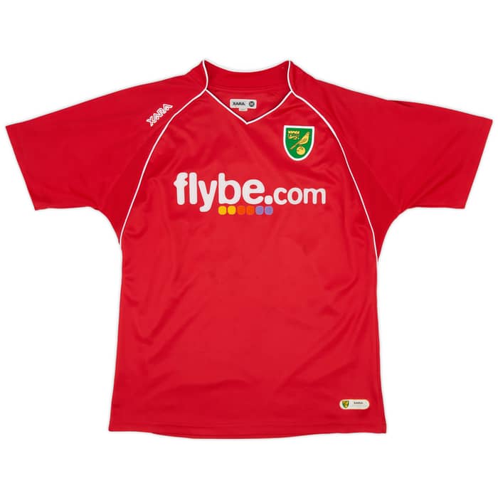 2007-08 Norwich Away Shirt Huckerby #6 - 5/10 - (L)