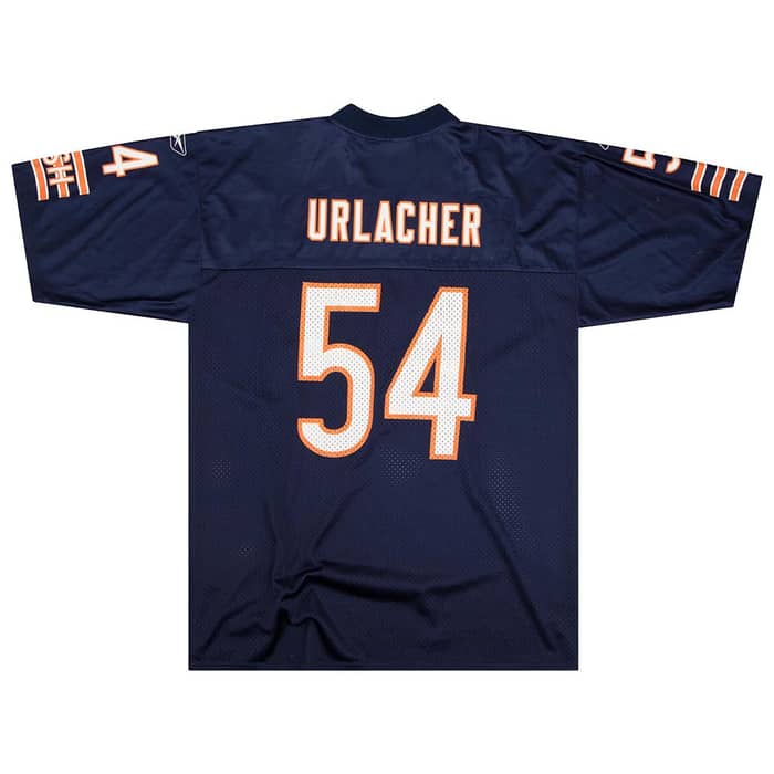 2001 Chicago Bears Urlacher #54 Reebok Jersey (Home) L