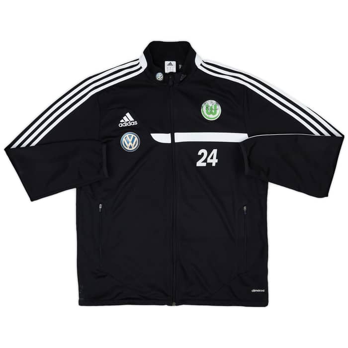2013-14 Wolfsburg adidas Player Issue Track Jacket #24 - 5/10 - (L)