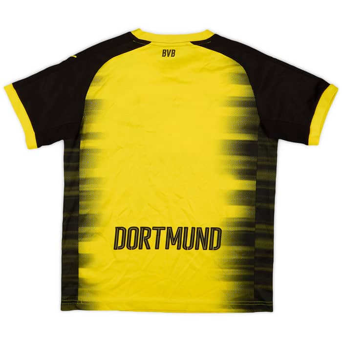 2017-18 Borussia Dortmund European Home Shirt - 8/10 - (M.Boys)