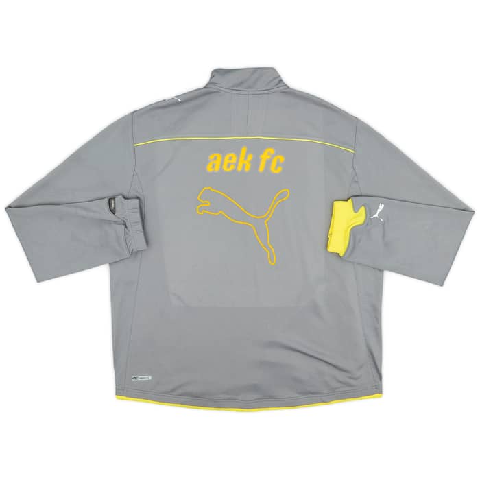 2009-10 AEK Athens Puma 1/4 Zip Drill Top - 6/10 - (XL)