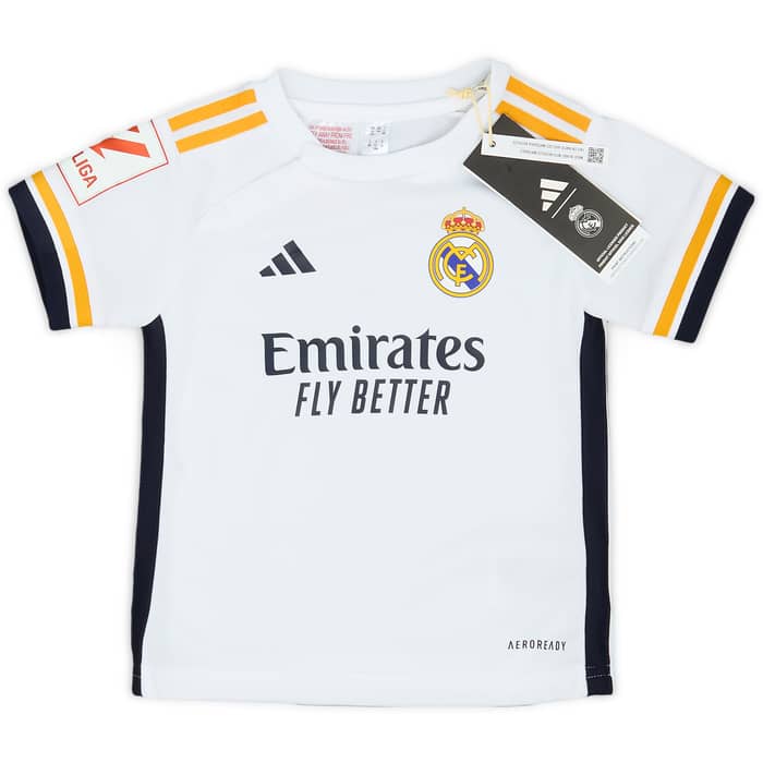 2023-24 Real Madrid Home Shirt & Shorts Kit (12-18 Months)