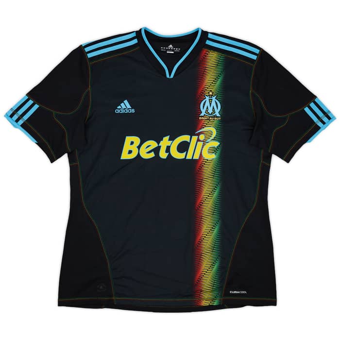 2010-11 Olympique Marseille Third Shirt Lucho #8 - 8/10 - (L)