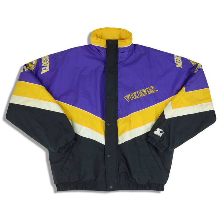 1990s Minnesota Vikings Starter Rain Coat XL