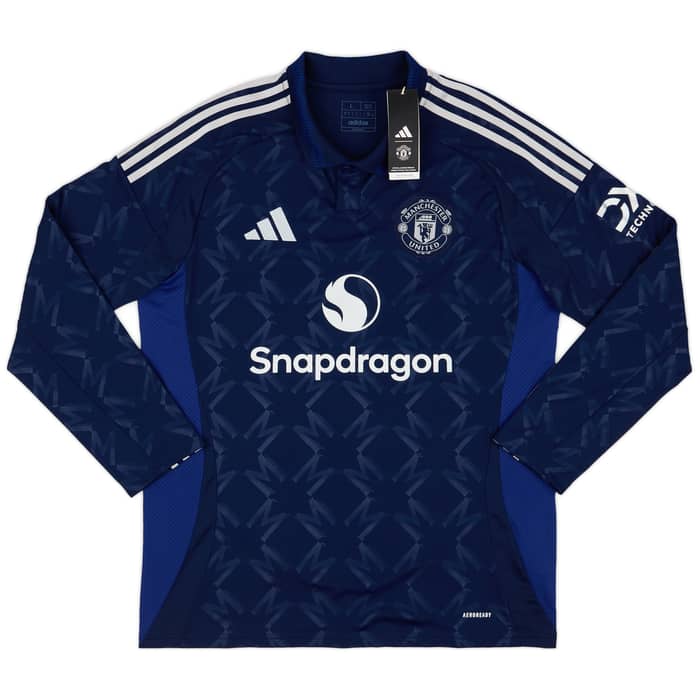 2024-25 Manchester United Away L/S Shirt Garnacho #17