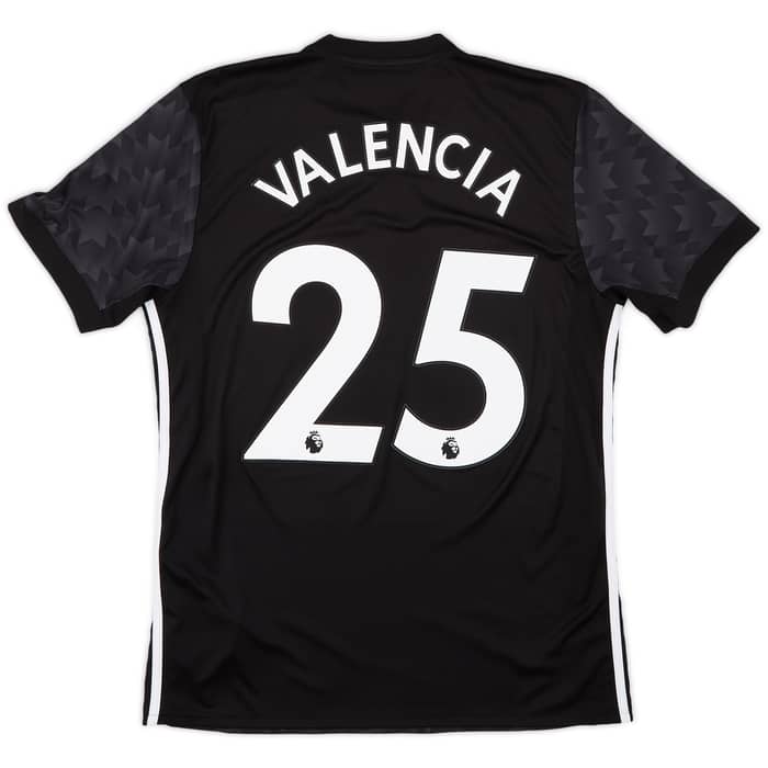 2017-18 Manchester United Away Shirt Valencia #25 - 9/10 - (M)