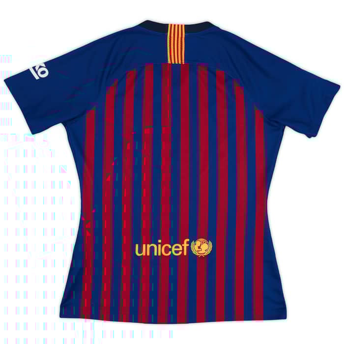 2018-19 Barcelona Home Shirt - 8/10 - (Women's S)