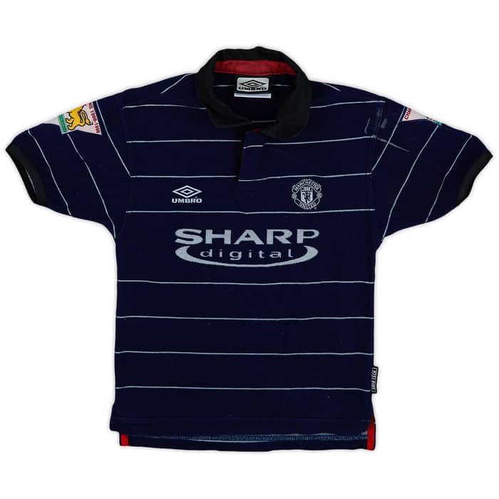 1999-00 Manchester United Away Shirt Beckham #7 - 5/10 - (6-7 Years)