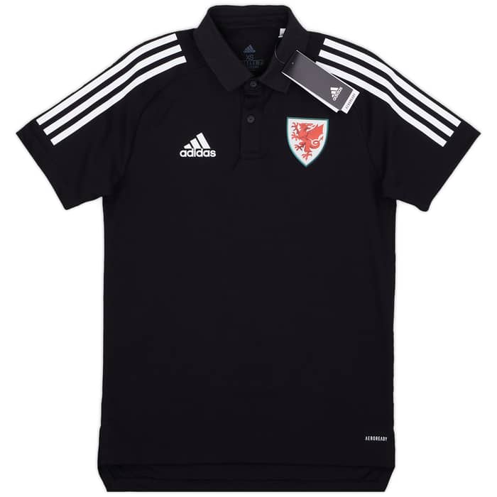 2020-21 Wales adidas Polo T-Shirt (XS)