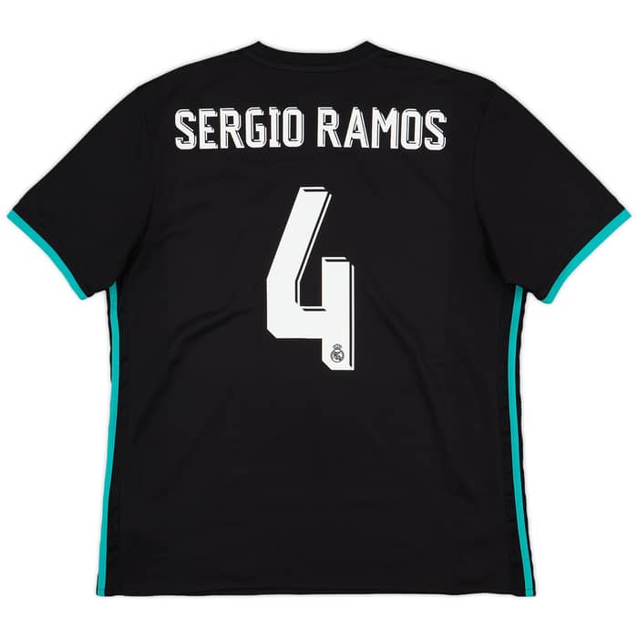 2017-18 Real Madrid Away Shirt Sergio Ramos #4 - 10/10 - (XL)