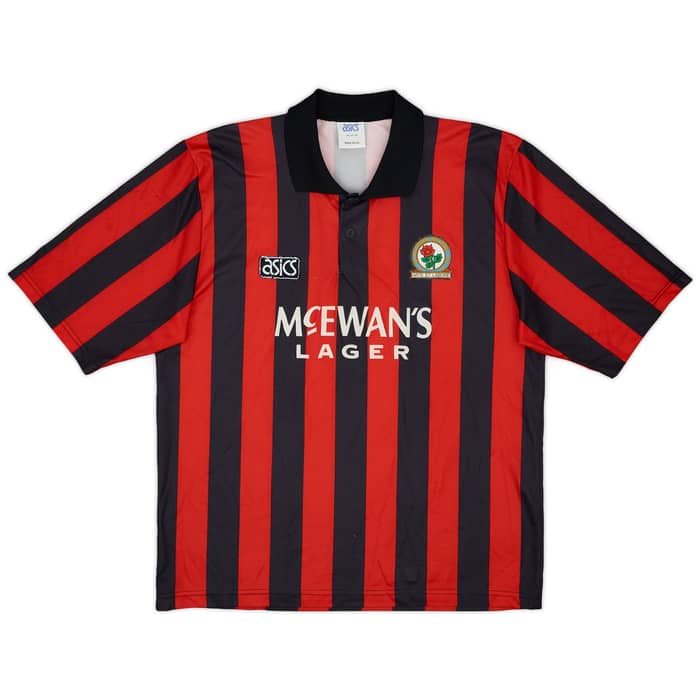 1992-94 Blackburn Away Shirt Shearer #9 - 8/10 - (L/XL)