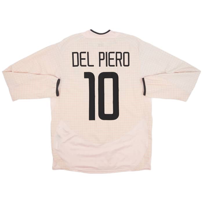 2003-04 Juventus Away L/S Shirt Del Piero #10 - 6/10 - (M)