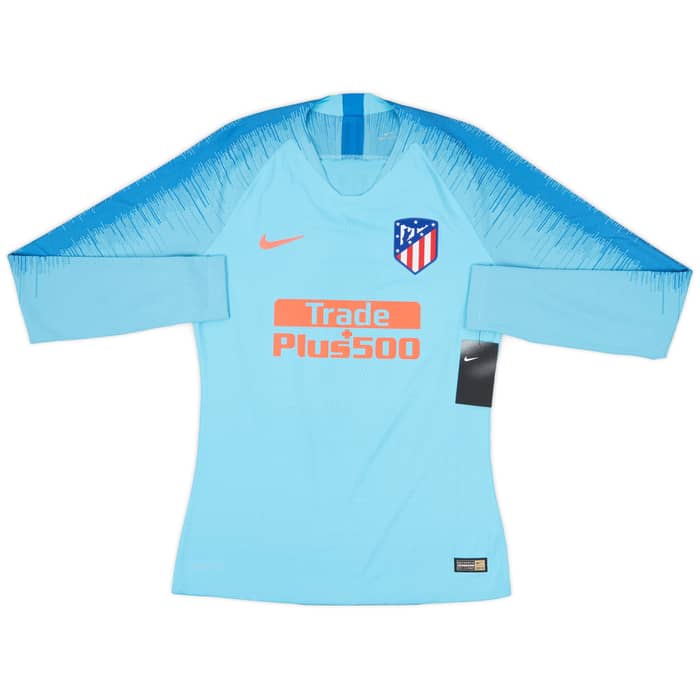 2018-19 Atletico Madrid Player Issue Away L/S Shirt Saul #8 (M)