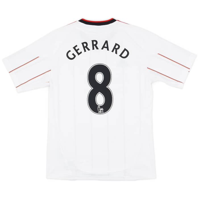 2010-11 Liverpool Away Shirt Gerrard #8 - 8/10 - (S)