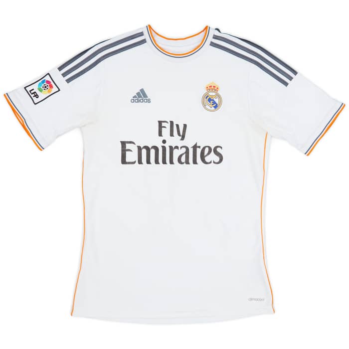 2013-14 Real Madrid Home Shirt Sergio Ramos #4 - 4/10 - (XL.Boys)