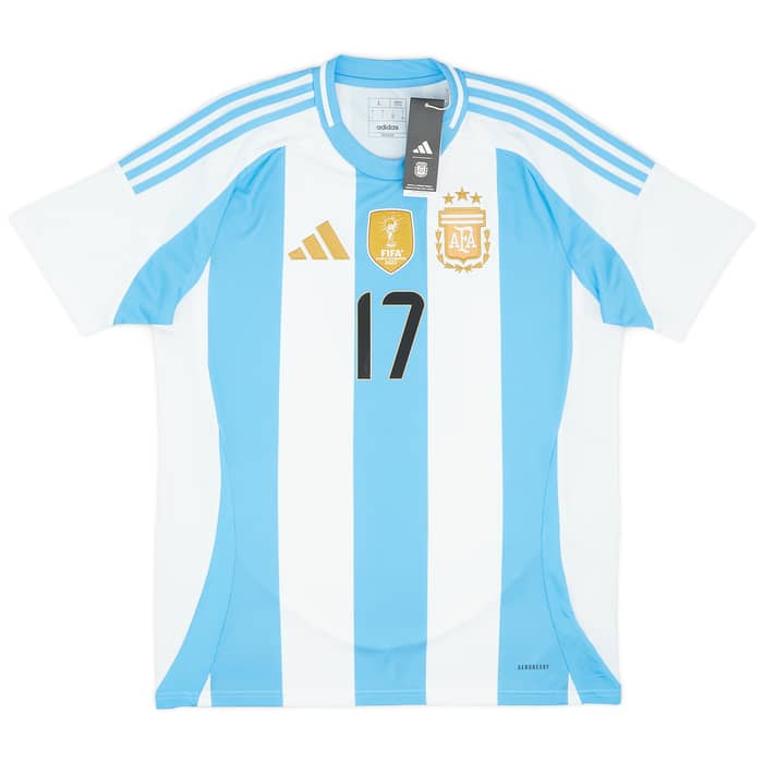 2024-25 Argentina Home Shirt Garnacho #17