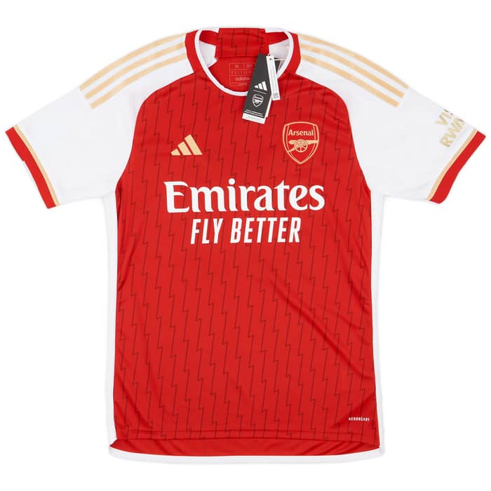 2023-24 Arsenal Women's Home Shirt Russo #23 (Unisex Fit)