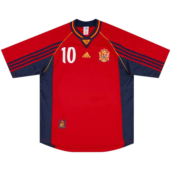 1998-99 Spain Home Shirt Raul #10