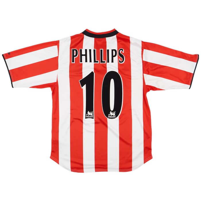 2000-02 Sunderland Home Shirt Phillips #10 - 6/10 - (S)