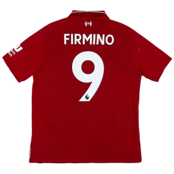 2018-19 Liverpool Home Shirt Firmino #9 - 7/10 - (S)