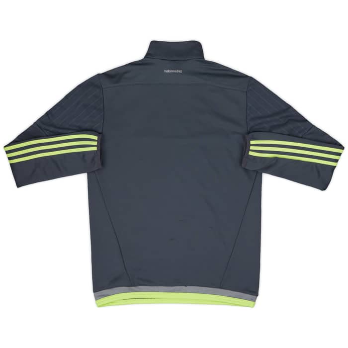 2015-16 Real Madrid adidas 1/4 Zip Drill Top - 8/10 - (S)