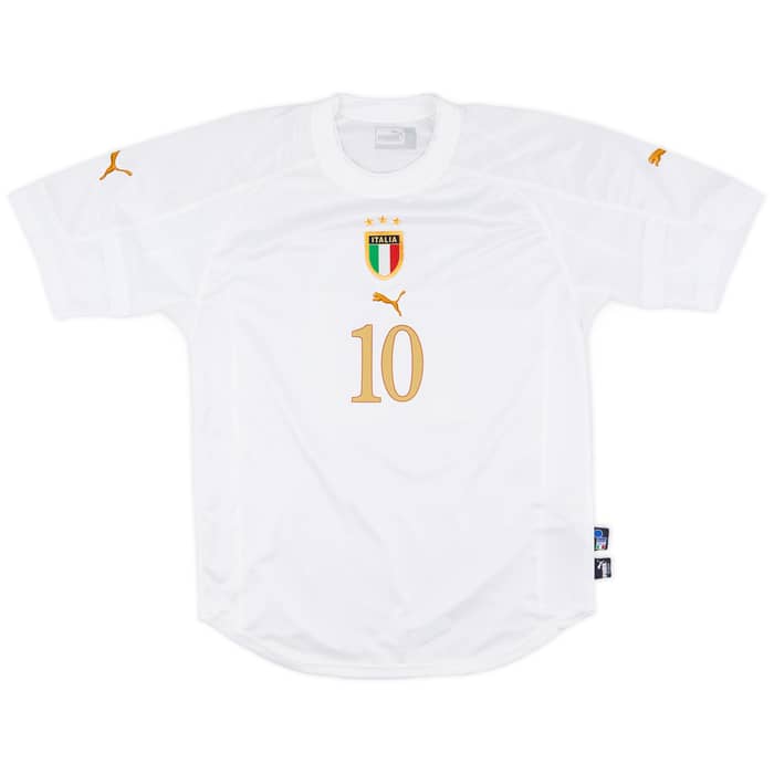 2004-06 Italy Away Shirt Baggio #10 - 8/10 - (L)