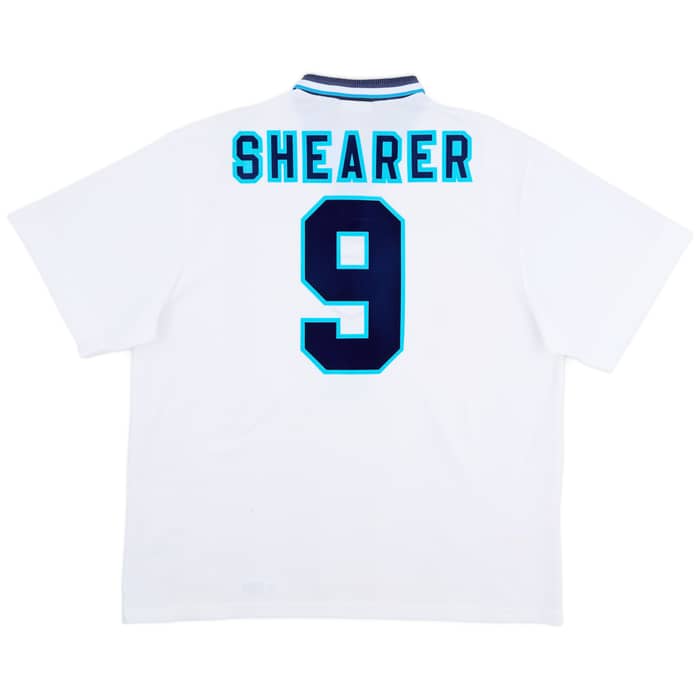 1995-97 England Home Shirt Shearer #9 - 8/10 - (XXL)