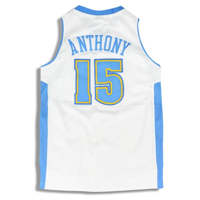2004-06 Denver Nuggets Anthony #15 Reebok Swingman Jersey (Home) Y