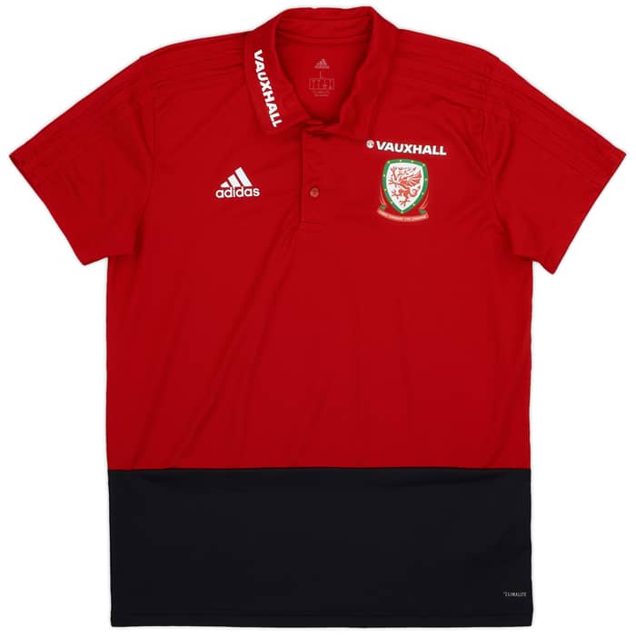 2018-19 Wales adidas Polo T-Shirt - 9/10