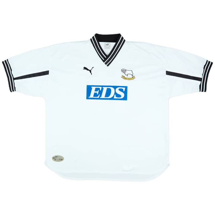 1999-01 Derby County Home Shirt Kinkladze #10 - 8/10 - (XXL)