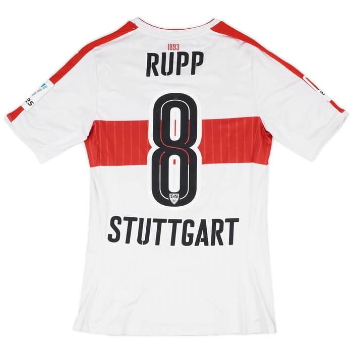 2016-17 Stuttgart Player Issue Home Shirt Rupp #8 - 7/10 - (M)