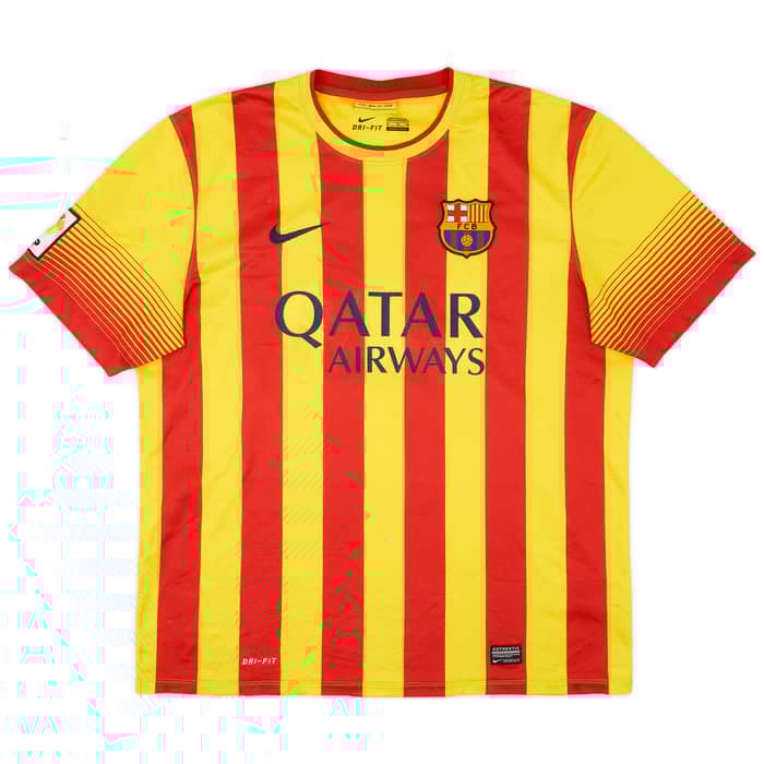 2013-15 Barcelona Away Shirt Messi #10 - 5/10 - (XL)