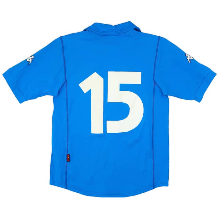 2001 Italy Women's Home Shirt #15 - 6/10 - (Women's L)