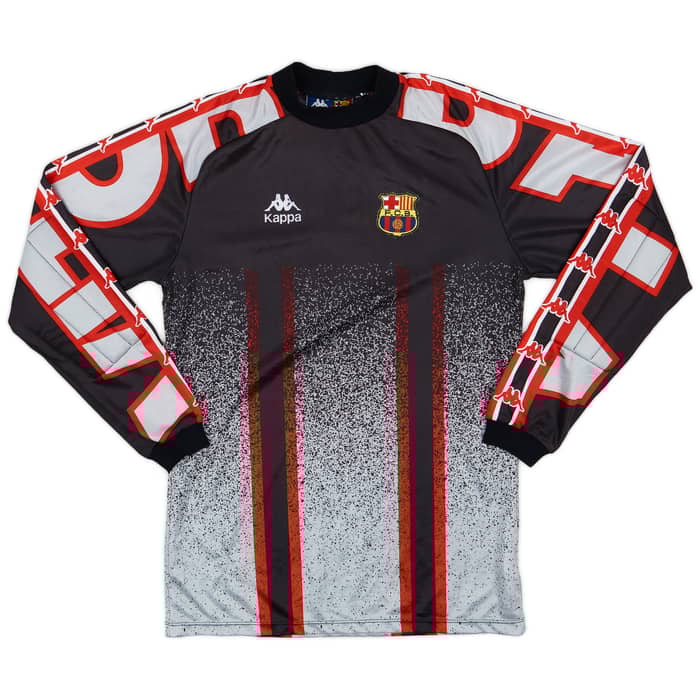 1996-97 Barcelona Basic GK Shirt Vitor Baia #1 - 9/10 - (M)