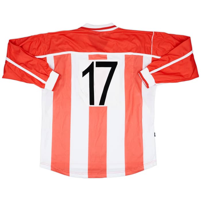 2004-06 Witton Albion Match Issue Home L/S Shirt #17