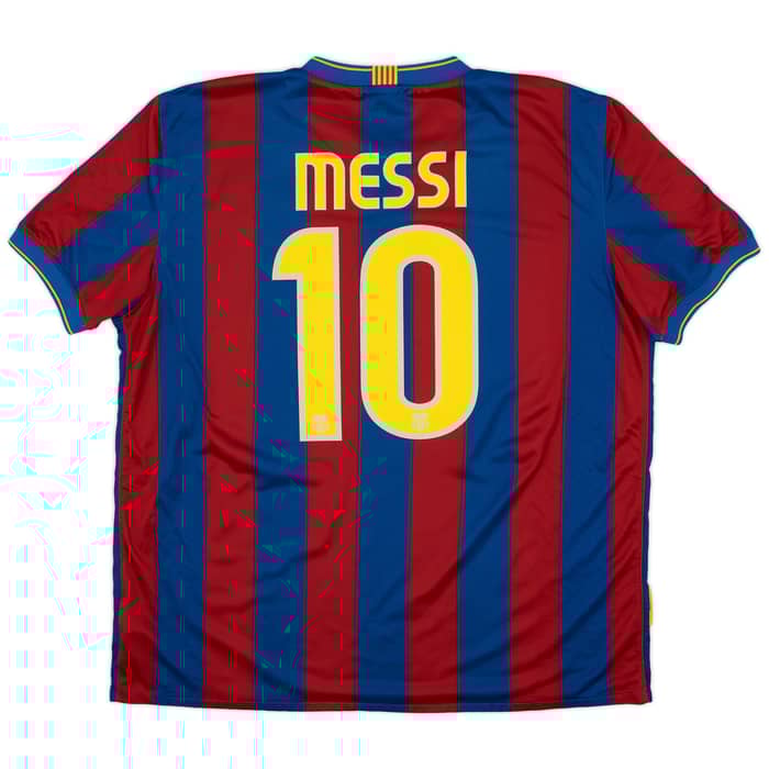 2009-10 Barcelona Home Shirt Messi #10 - 6/10 - (XXL)