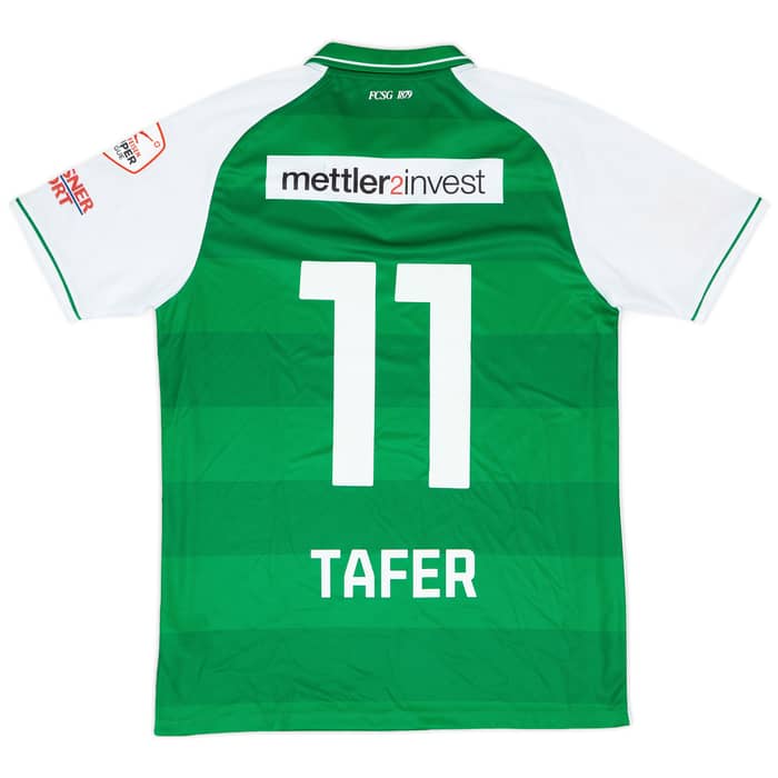 2018-19 St Gallen Match Issue Home Shirt Tafer #11