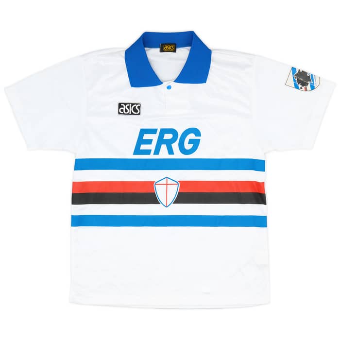 1992-94 Sampdoria Away Shirt #9 - 7/10 - (M)