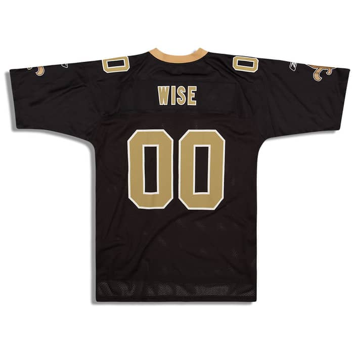 2008-11 New Orleans Saints Wise #00 Reebok On Field Jersey (Home) XL